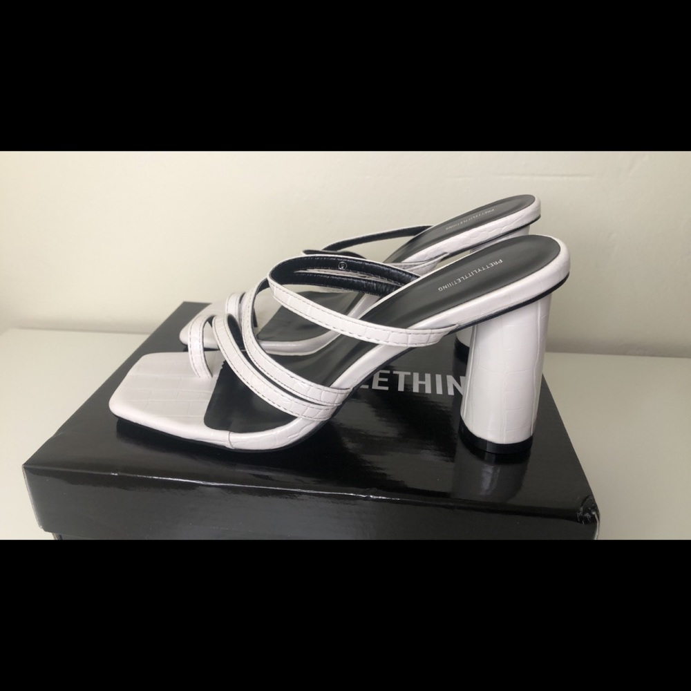 White opened thick heels! - Picture 2 of 3
